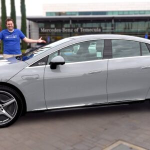 The 2023 Mercedes-Benz EQE Is a Luxurious Midsize Electric Sedan