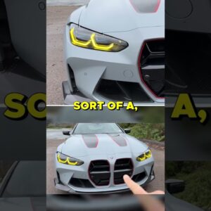 Controversial BMW M4 CSL Running Lights #shorts