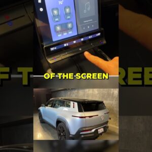 Gigantic Fisker Ocean Main Screen Quirks #shorts