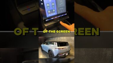 Gigantic Fisker Ocean Main Screen Quirks #shorts