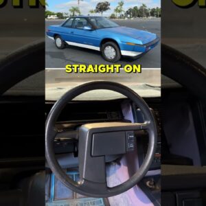 Subaru XT Has Insanely Weird Steering Wheel #shorts